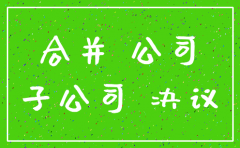 子公司吸收合并注销程序