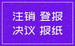 公司注销登报登什么报社