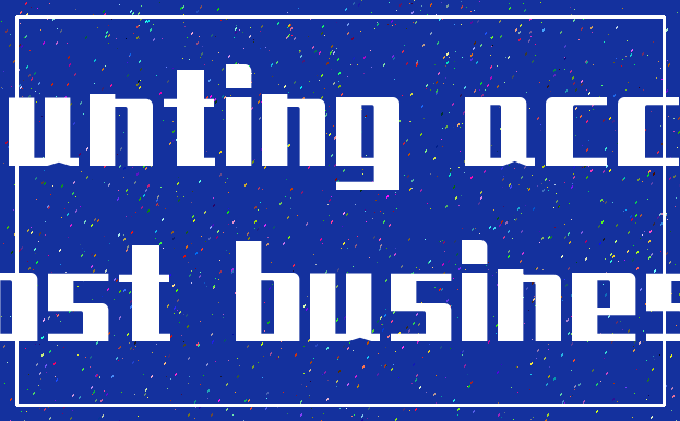 accounting account_cost business