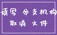 二级分公司注销手续