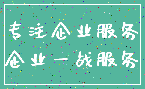 专注企业服务_企业一战服务
