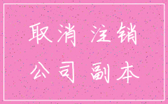 公司税务异常 自动注销