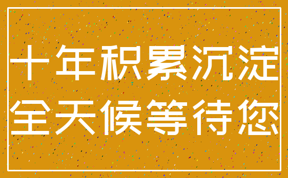 十年积累沉淀_全天候等待您