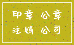 原公司单位注销的印章资料
