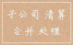 合并注销子公司流程
