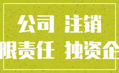 自然人出资的公司注销
