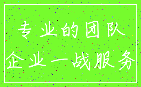 专业的团队_企业一战服务