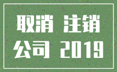 新政2019公司注销