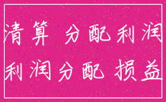 注销公司未分配利润会计分录