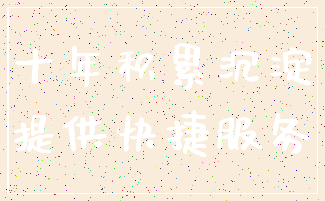 十年积累沉淀_提供快捷服务