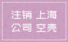 上海注销新开的公司