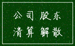 公司股东主体注销