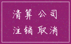 公司要注销账务处理流程图