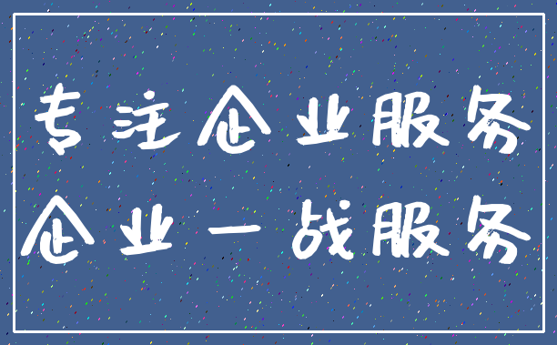 专注企业服务_企业一战服务