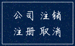 证明文件上的公司已经注销
