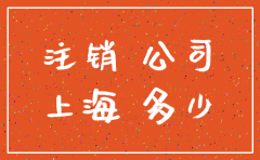 上海要注销一家公司需要多少钱