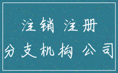 河南分公司工商怎么注销