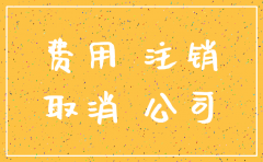 公司注销涉及税费