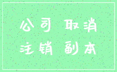 注销公司需要填什么表