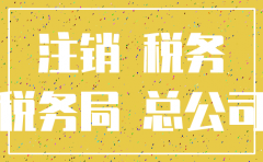 注销分公司去哪个税局