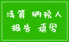 注销公司时申报个人税的表格