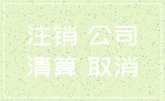 公司注销时用什么原因