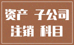 分公司注销子公司做账