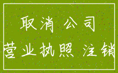 公司注销网络申请