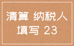 注销公司企业清算所税申报表