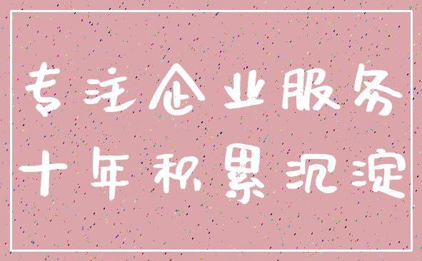 专注企业服务_十年积累沉淀