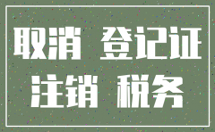 分公司注销没有去税务登记证