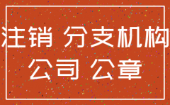 注销分公司函