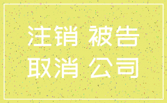 诉讼期间 被告注销公司