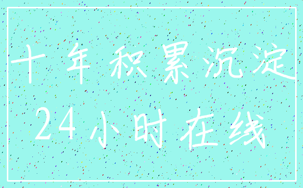 十年积累沉淀_24小时在线