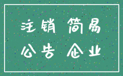 有限公司简易注销公告