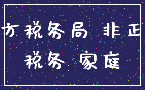 地方税务局 非正常_税务 家庭