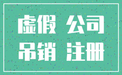 虚假出资注册公司是否可以注销