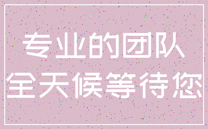 专业的团队_全天候等待您