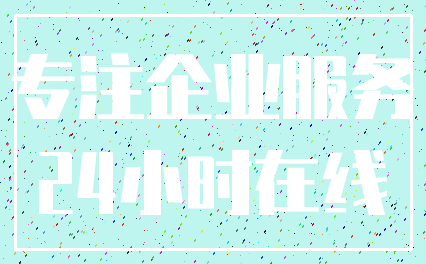专注企业服务_24小时在线