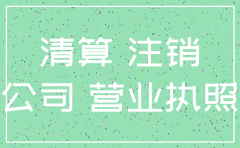 一个公司注销时需要什么东西