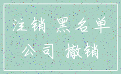 公司未经营注销费用