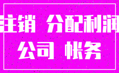未分配的权益公司注销时