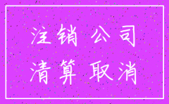 武汉有限公司营业执照注销