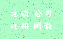 国有公司注销规定