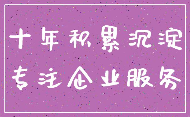 十年积累沉淀_专注企业服务