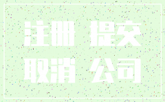 集团公司注销的流程及材料