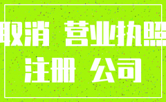 注册了公司可以注销吗