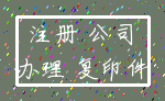 注册 公司_办理 复印件