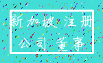 新加坡 注册_公司 董事