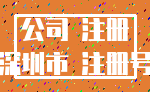 公司 注册_深圳市 注册号